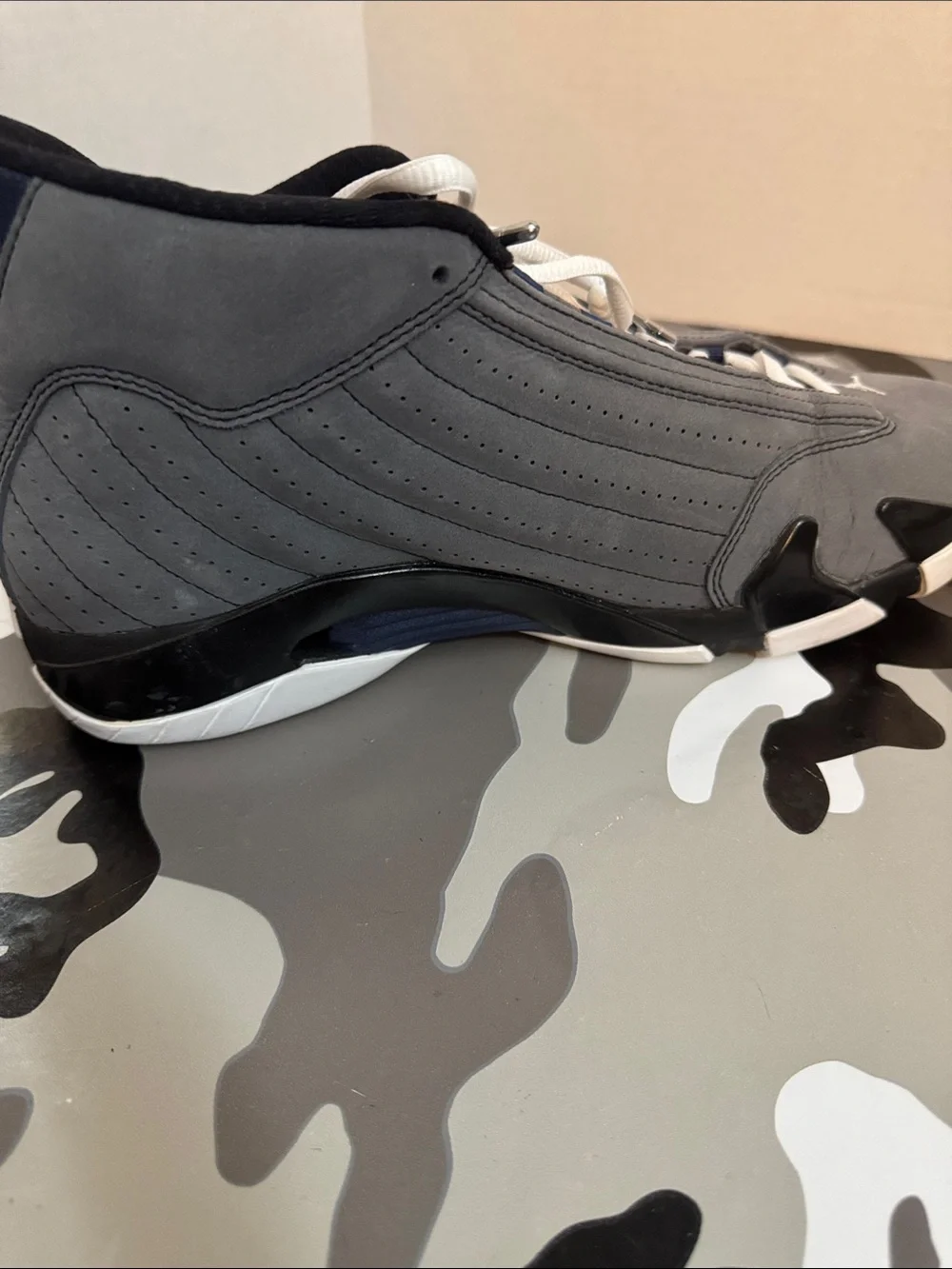Jordan Men's Low-Top Sneakers in Grey, Black & White